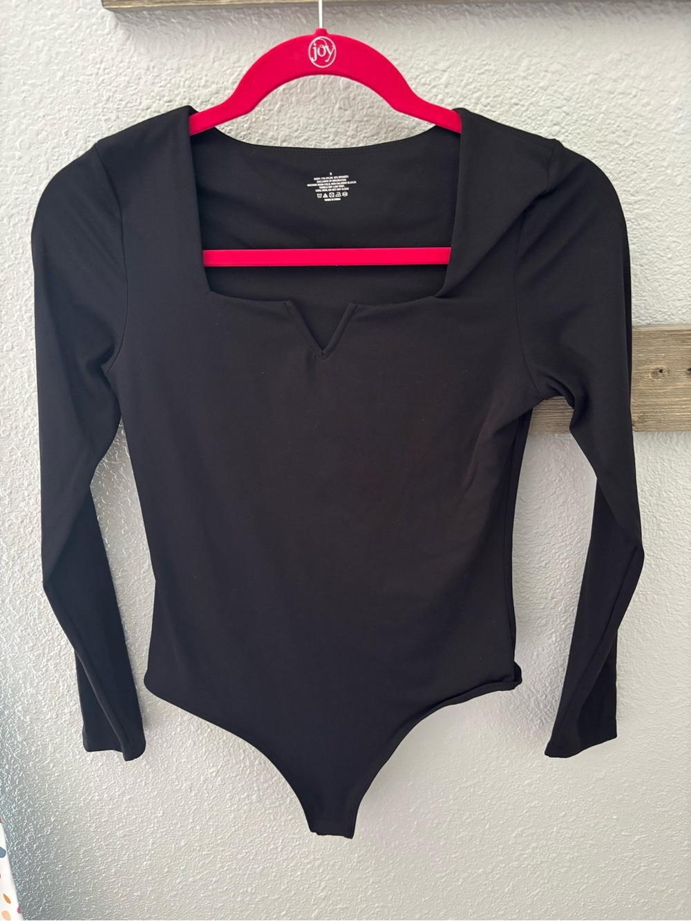 Black Long Sleeve Bodysuit